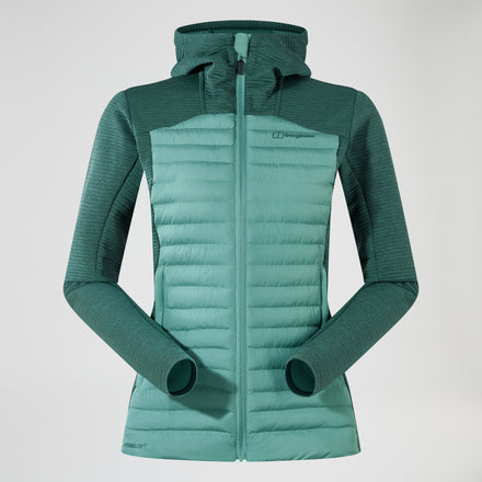 Women's Nula Hybrid Synthetic Insulated Jacket - Green