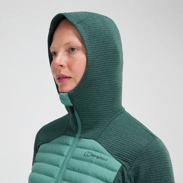Women's Nula Hybrid Synthetic Insulated Jacket - Green