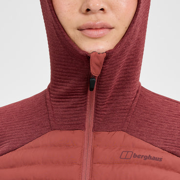 Women's Nula Hybrid Synthetic Insulated Jacket - Red