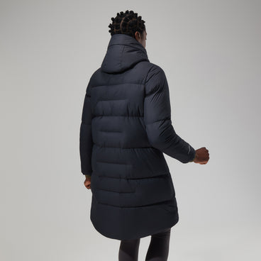 Women's Combust Reflect Long Jacket - Black