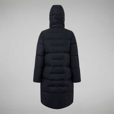 Women's Combust Reflect Long Jacket - Black