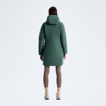Women's Nula Micro Synthetic Insulated Long Jacket - Light Green