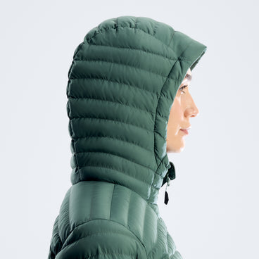 Women's Nula Micro Synthetic Insulated Long Jacket - Light Green