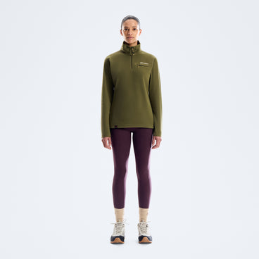 Women's Prism 2.0 Micro Half Zip Polartec Fleece - Cheviot Green