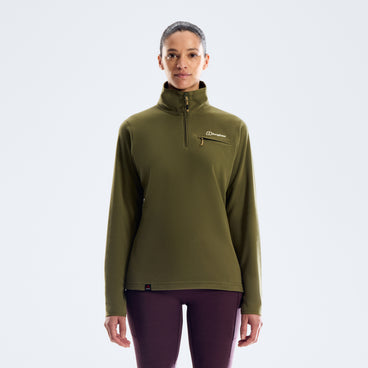 Women's Prism 2.0 Micro Half Zip Polartec Fleece - Cheviot Green