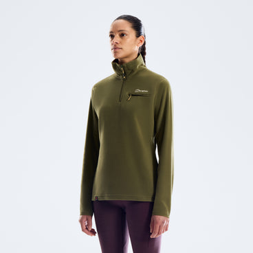 Women's Prism 2.0 Micro Half Zip Polartec Fleece - Cheviot Green