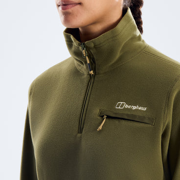Women's Prism 2.0 Micro Half Zip Polartec Fleece - Cheviot Green