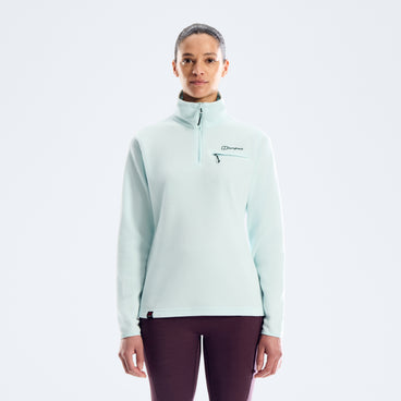 Women's Prism 2.0 Micro Half Zip Polartec Fleece - Light Blue/Light Blue