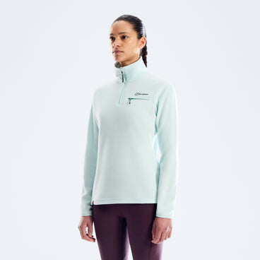 Women's Prism 2.0 Micro Half Zip Polartec Fleece - Light Blue/Light Blue