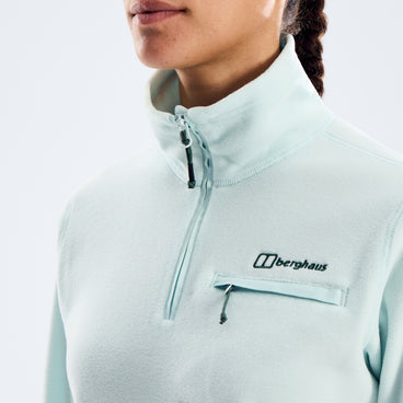 Women's Prism 2.0 Micro Half Zip Polartec Fleece - Light Blue/Light Blue