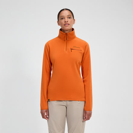 Women's Prism 2.0 Micro Half Zip Polartec Fleece - Orange