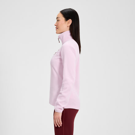 Women's Prism 2.0 Micro Half Zip Polartec Fleece - Pink