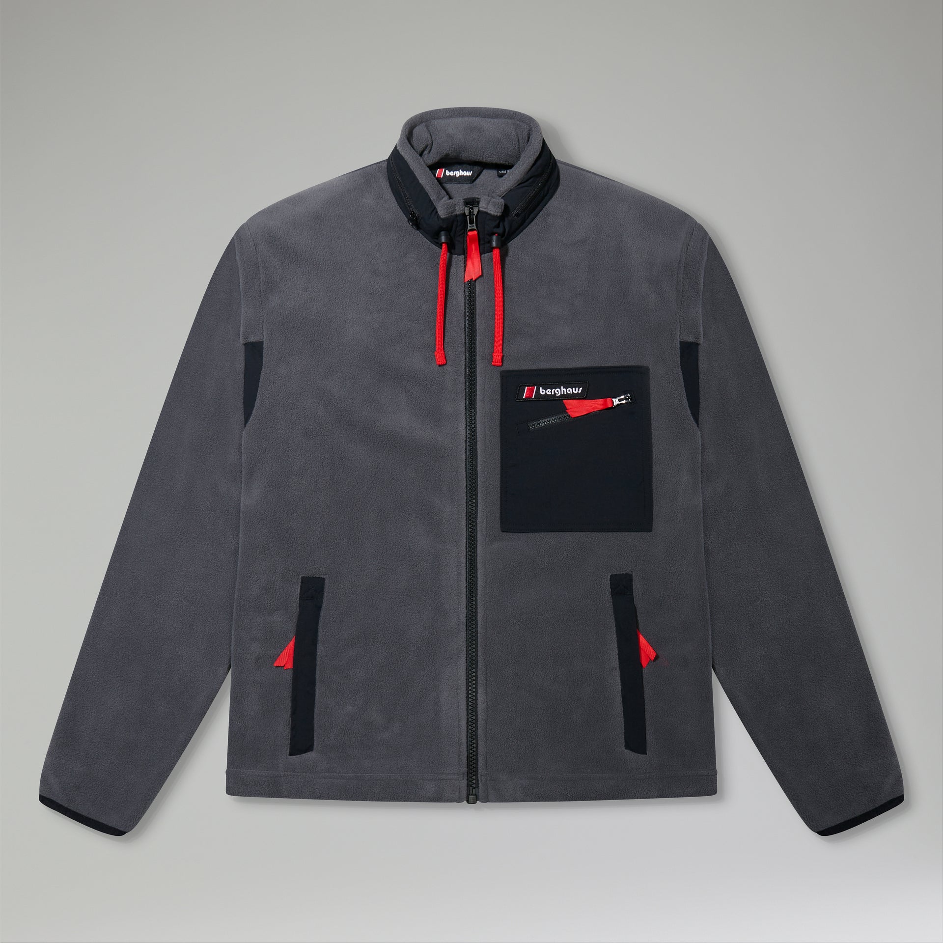 Ascent 91 Fleece Jacket Grey Black