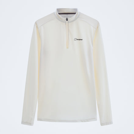 Men's 24/7 Half Zip Long Sleeve Tech Tee - Grey