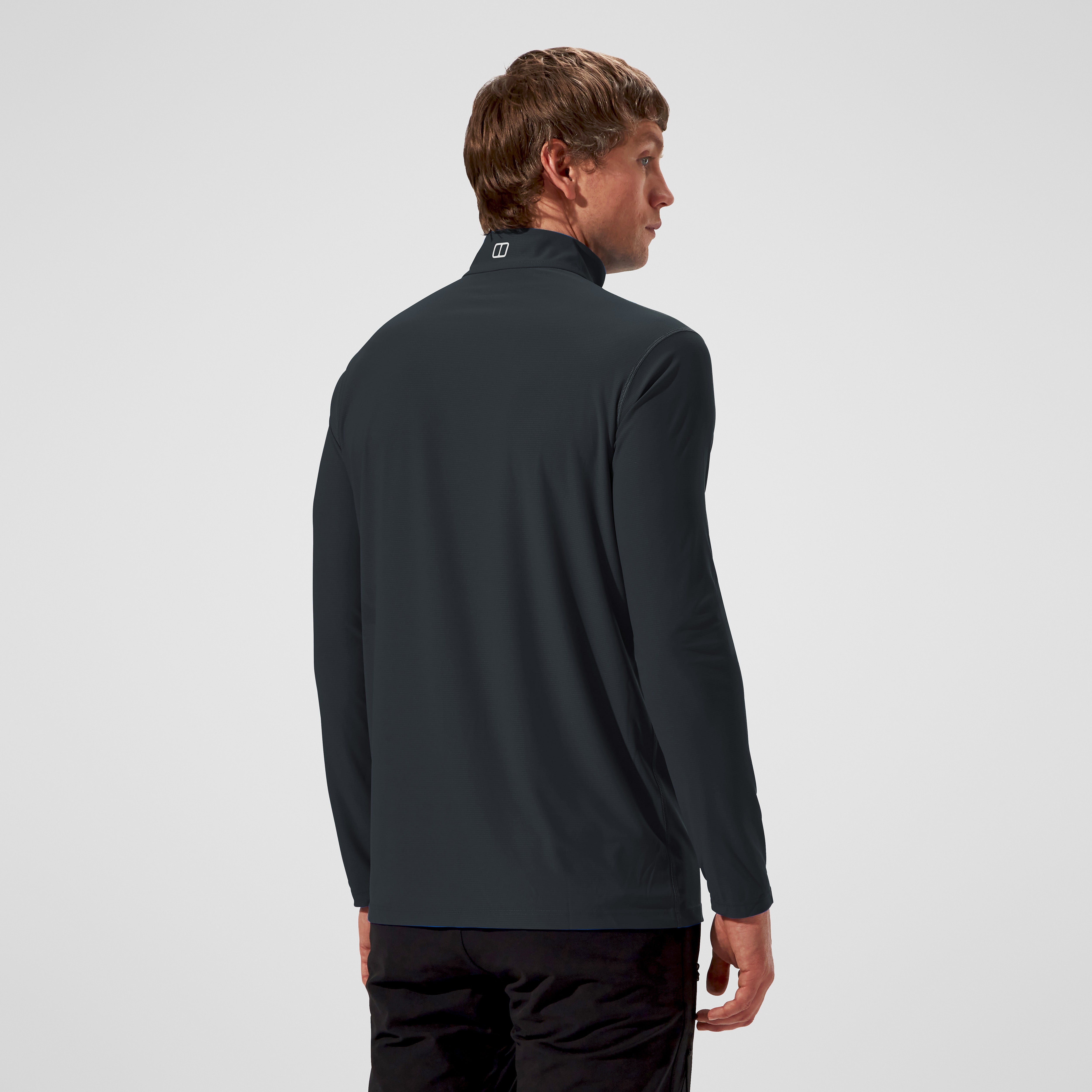 Men's 24/7 Tech Tee Long Sleeve Half Zip - Black | Berghaus