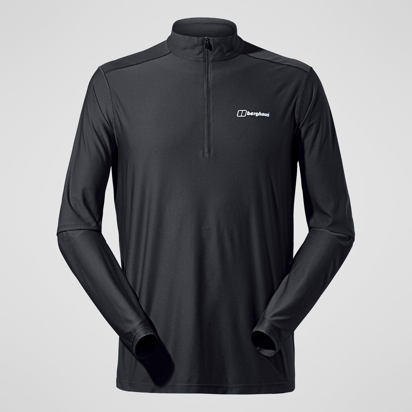 Men's 24/7 Tech Tee Long Sleeve Half Zip - Black