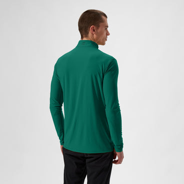 Men's 24/7 Half Zip Long Sleeve Tech Tee - Green