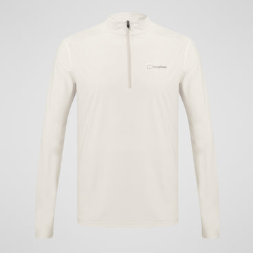 Men's 24/7 Half Zip Long Sleeve Tech Tee - Grey