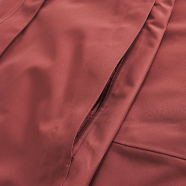 Women's Omeara Long Waterproof Jacket - Red