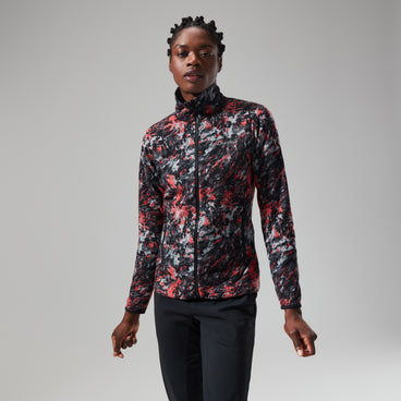 Women's Navala Full Zip Fleece - Light Grey/Dark Grey