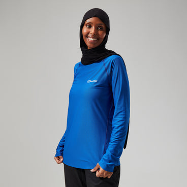 Women's 24/7 Tech Long Sleeve Crew Tee - Blue