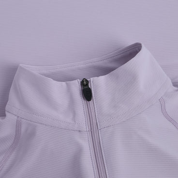 Women's 24/7 Half Zip Long Sleeve Tech Tee - Purple