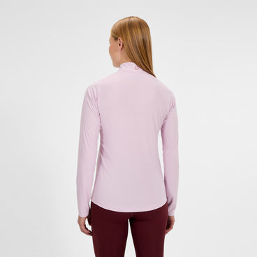 Women's 24/7 Half Zip Long Sleeve Tech Tee - Pink
