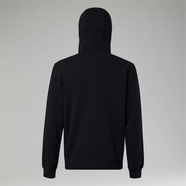 Men's Logo Full Zip Hoody - Black