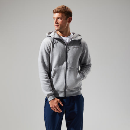 Men's Logo FZ Hoody - Dark Grey