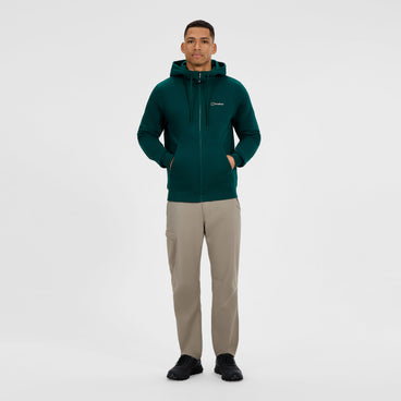 Men's Logo Full Zip Hoodie - Green