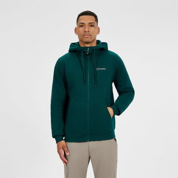 Men's Logo Full Zip Hoodie - Green