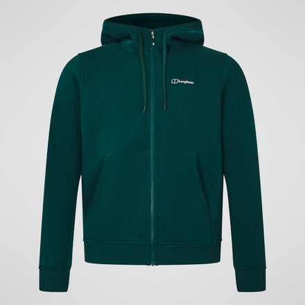 Men's Logo Full Zip Hoodie - Green