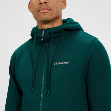 Men's Logo Full Zip Hoodie - Green
