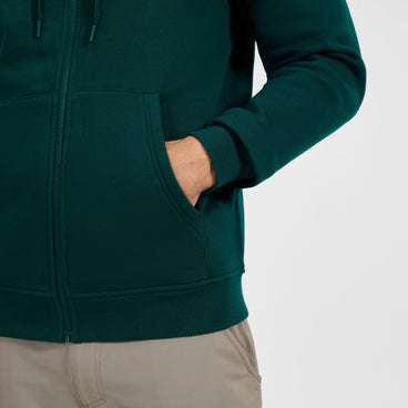 Men's Logo Full Zip Hoodie - Green
