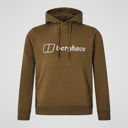 Men's Logo Hoodie - Brown