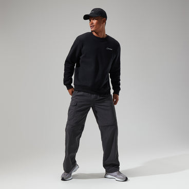 Men's Logo Crew - Black