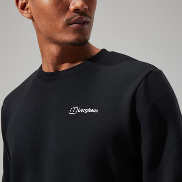 Men's Logo Crew - Black