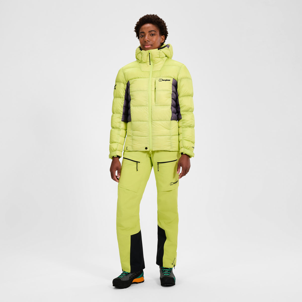 MTN Arete Ultra Down Hoody Yellow Purple