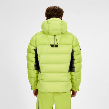Men's MTN Arete Ultra Down Hoody - Yellow/Purple