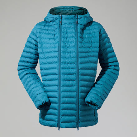 Women's Nula Hooded Maternity 2in1 Jacket - Turquoise