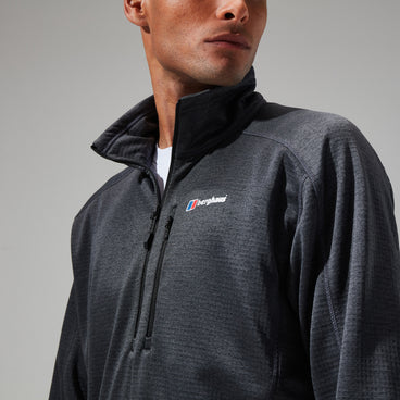Men's Urban Spitzer Half Zip - Black/Grey