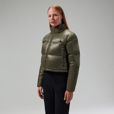 Women's Arkos Reflect Crop Down Jacket - Green