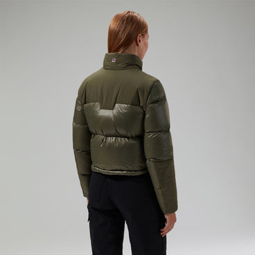 Women's Arkos Reflect Crop Down Jacket - Green