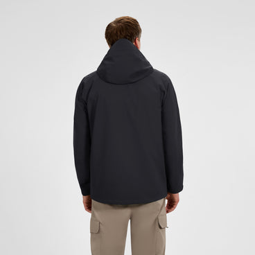 Men's Arnaby Hooded Waterproof Jacket - Black