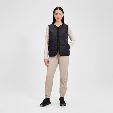 Women's Netherdene Quilted Vest - Black