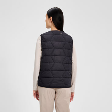 Women's Netherdene Quilted Vest - Black