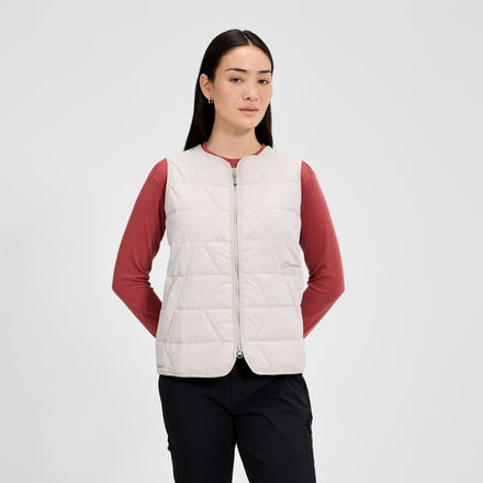 Women's Netherdene Quilted Vest - Grey