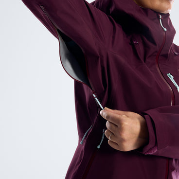 Women's Ridge-Seeker Waterproof Jacket - Dark Purple