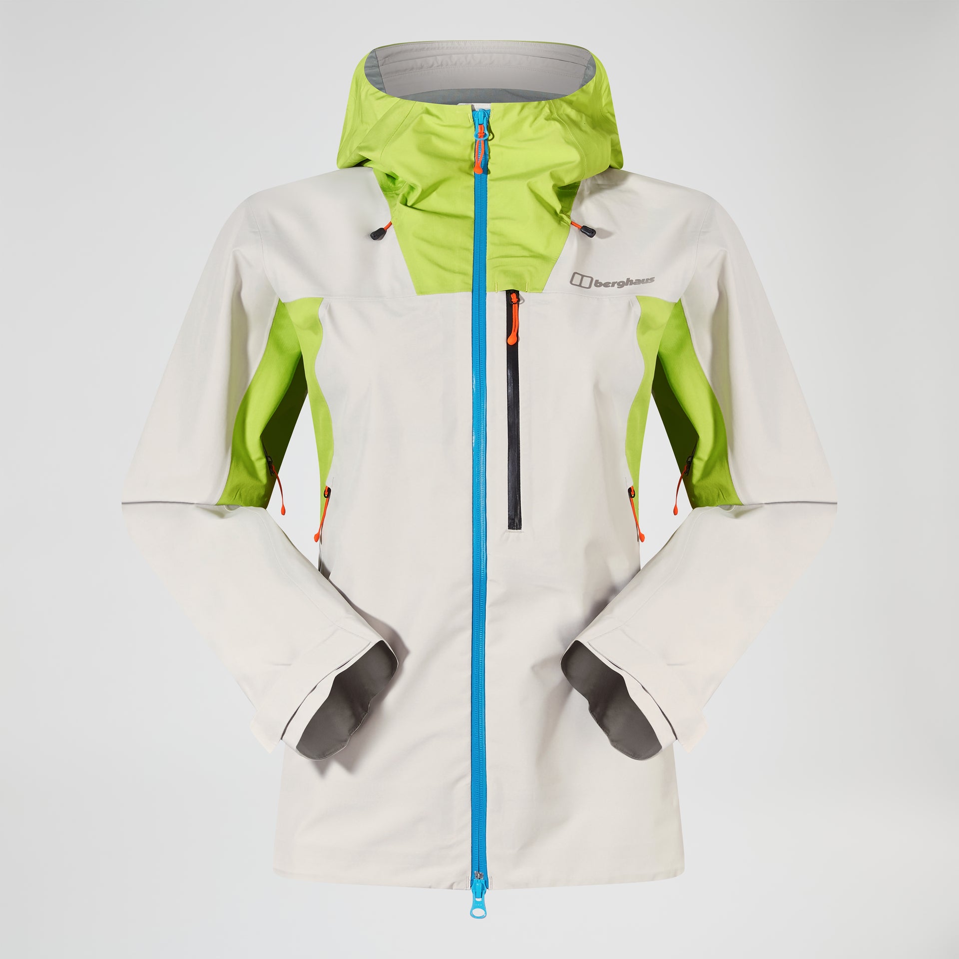 Ridge Seeker Gore Tex Waterproof Jacket Grey Yellow