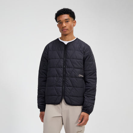 Men's Netherdene Quilted Insulated Jacket - Black